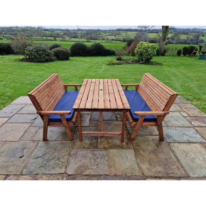 Swedish Redwood Garden Furniture Set by Croft - 6 Seats