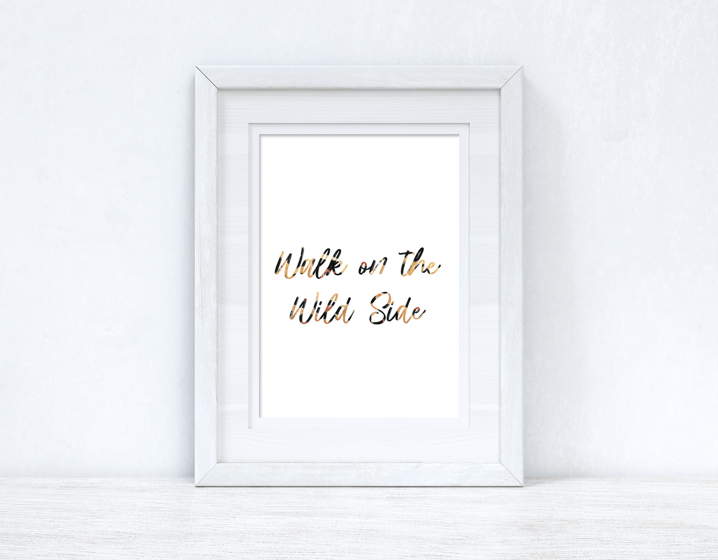 Walk On The Wild Side Animal Print Bedroom Home Simple Decor Wall Print