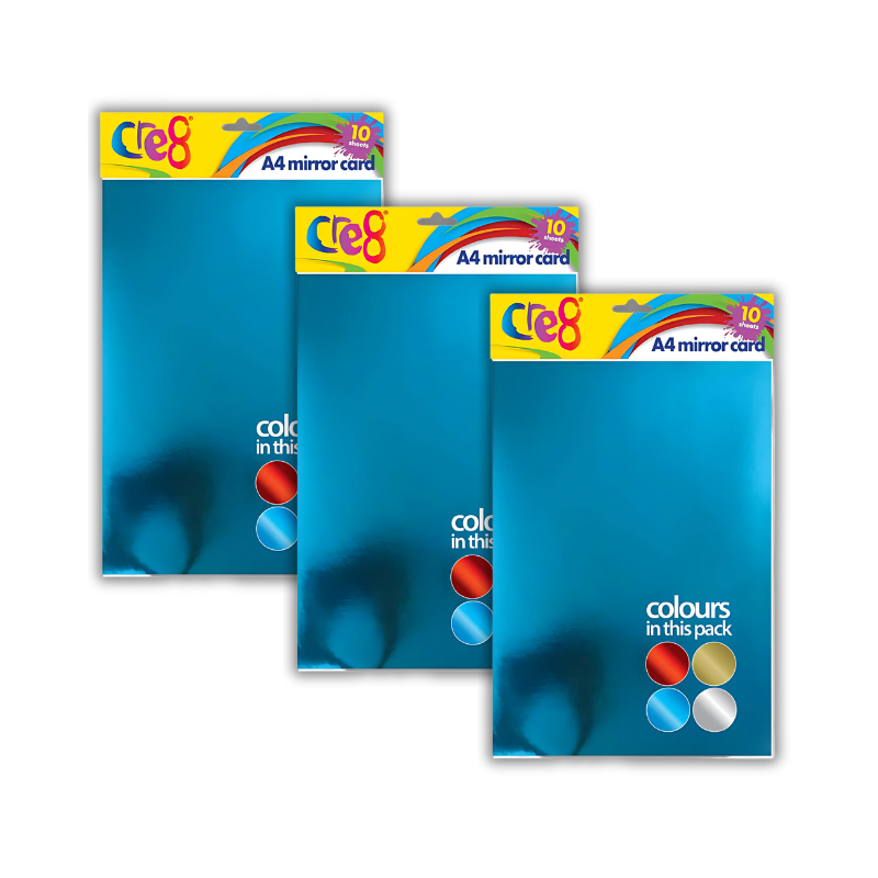Wholesale A4 Mirror Card 10 Sheets - (Case of 12)