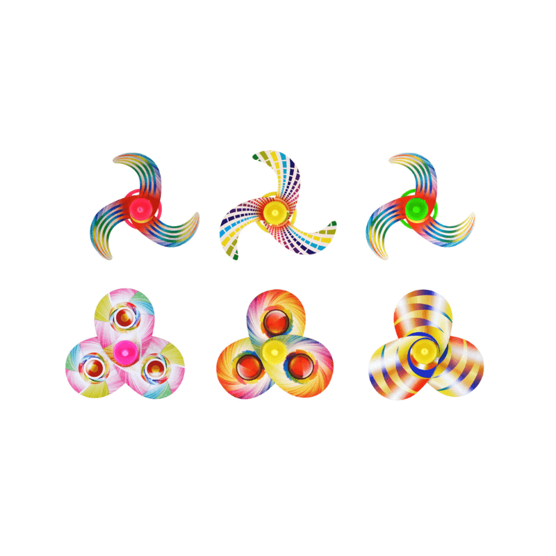 Wholesale Mini Multi-Coloured Spinning Top - (CDU of 96)