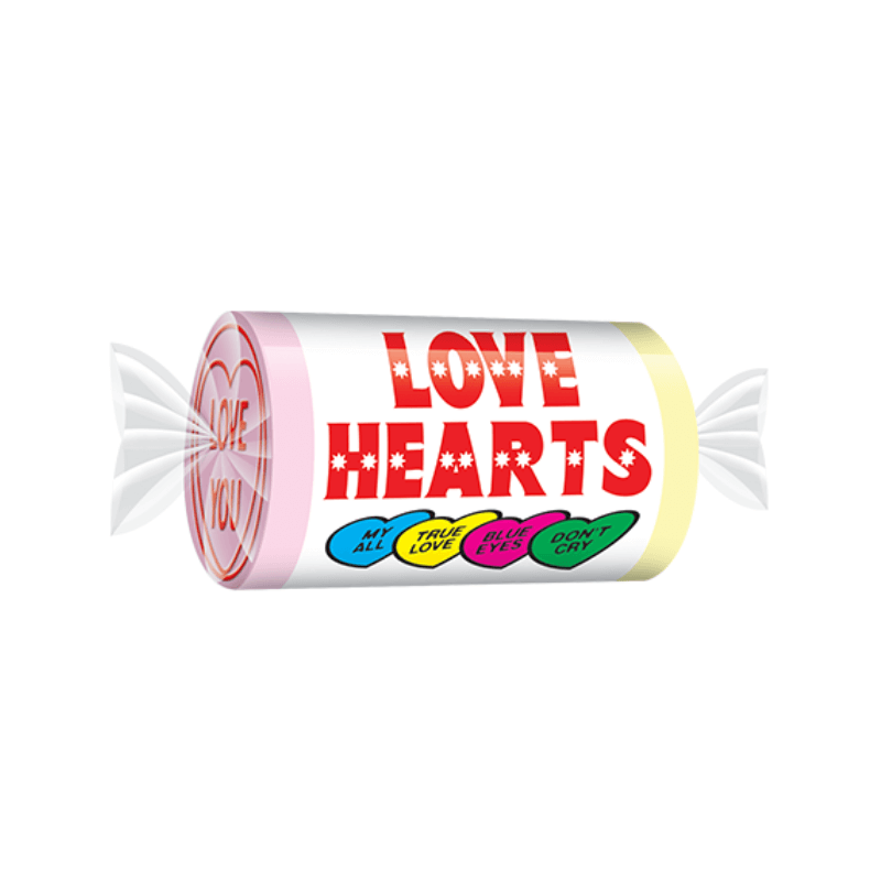 Wholesale - Swizzels Love Hearts 3kg - (260 Rolls)