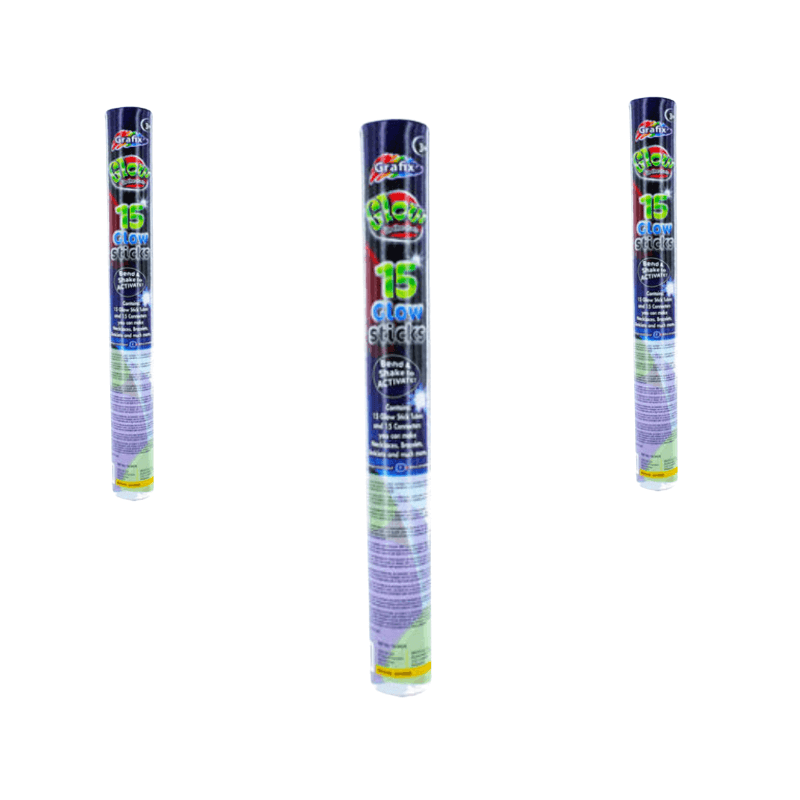 Wholesale 15 Glow In The Dark Glow Sticks - (Case of 24)