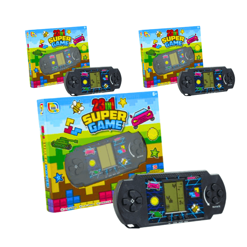 Wholesale 23 In 1 Super Game Handheld Games Console - (Case of 12)