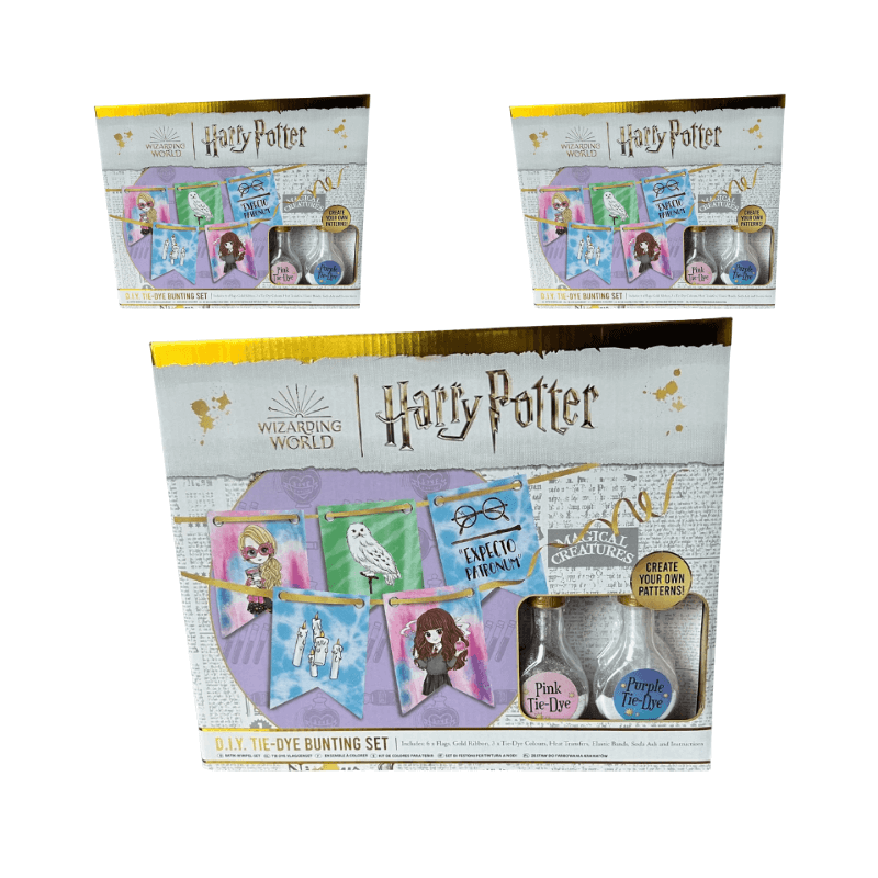 Wholesale Harry Potter Tie-Dye Bunting Set - (Case of 6)