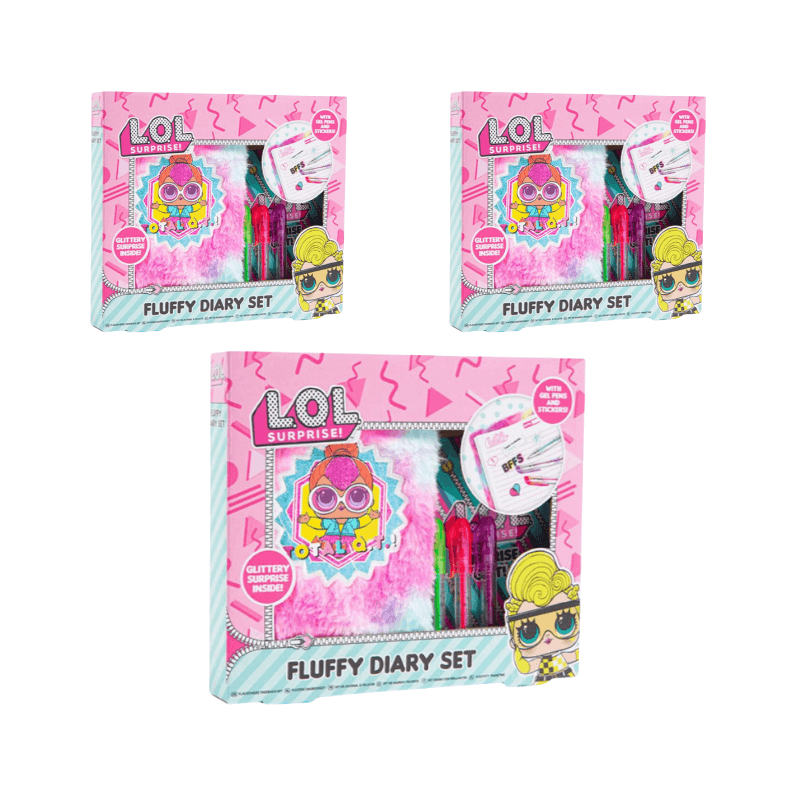 Wholesale LOL Surprise! Fluffy Diary Set - (Case of 9)