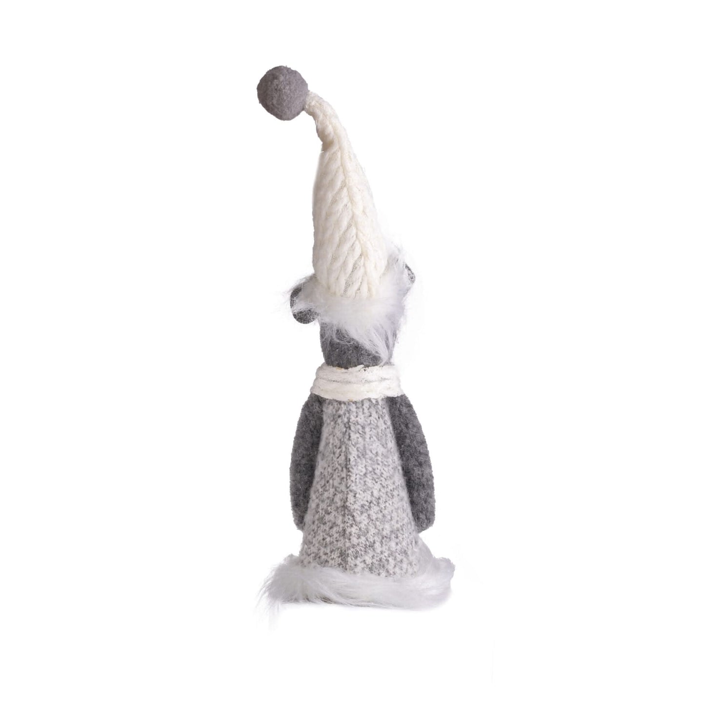 Silver Mouse w/Dangly Legs Checked Xmas Ornament