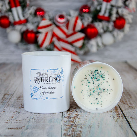 Snowflake Sparkle - Large Candle