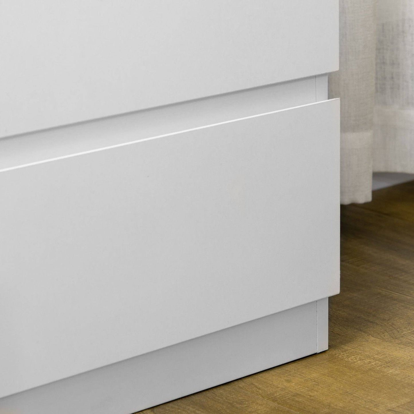 Chest Of Drawers 3-Drawer Storage Organiser Unit For Bedroom Living Room White