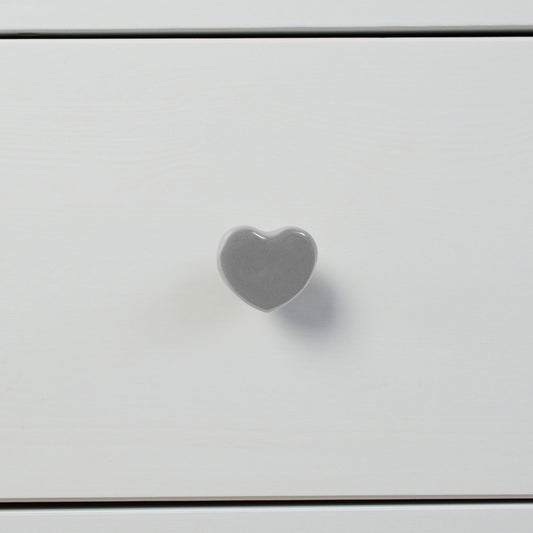 Heart Ceramic Cabinet Knob