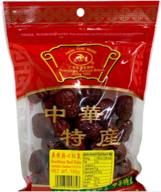 ZHENG FENG BRAND Seedless Red Date 150g