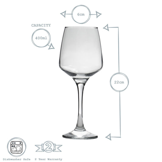 400ml Tallo Wine Glasses - Pack of Six