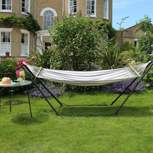 200 x 80cm Deluxe Cotton Garden Hammock