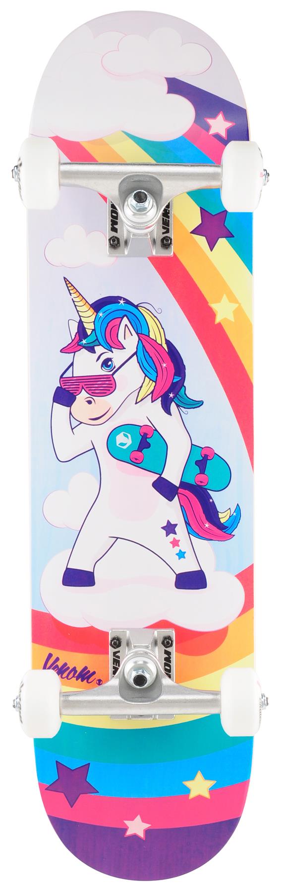 Venom Junior Complete Skateboard - Unicorn - 7.25"