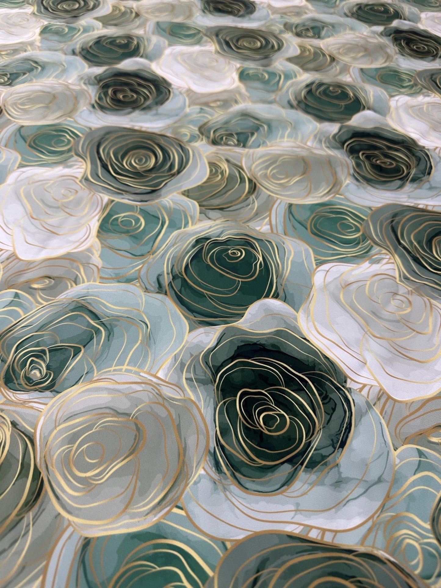 Abstract Rose Fabric