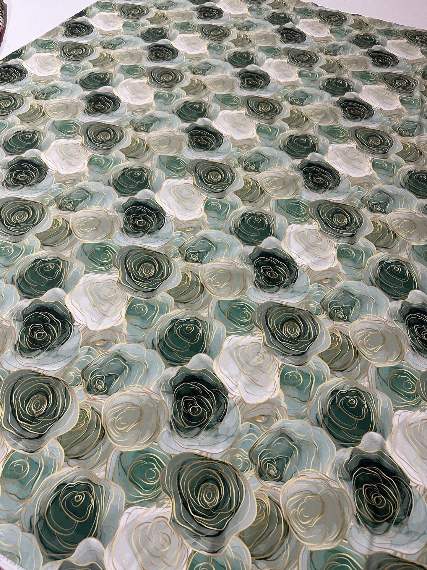 Abstract Rose Fabric