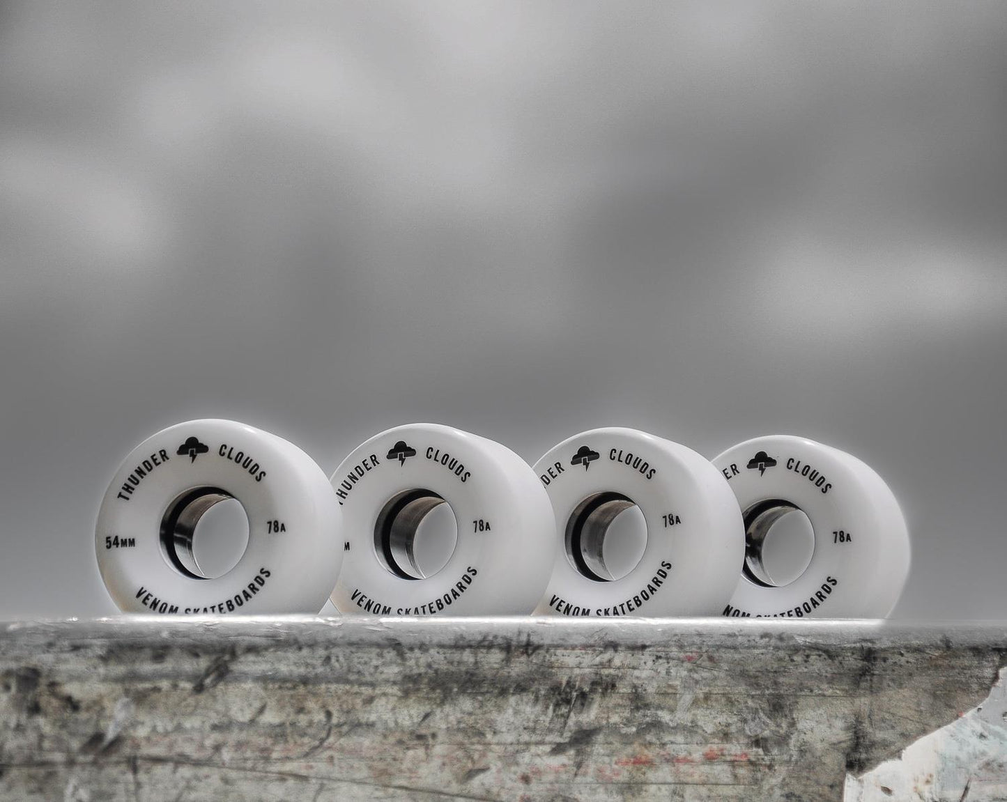 Venom Thunder Clouds All Terrain Skateboard Wheels 78a - V2 - 54/56/58/60mm