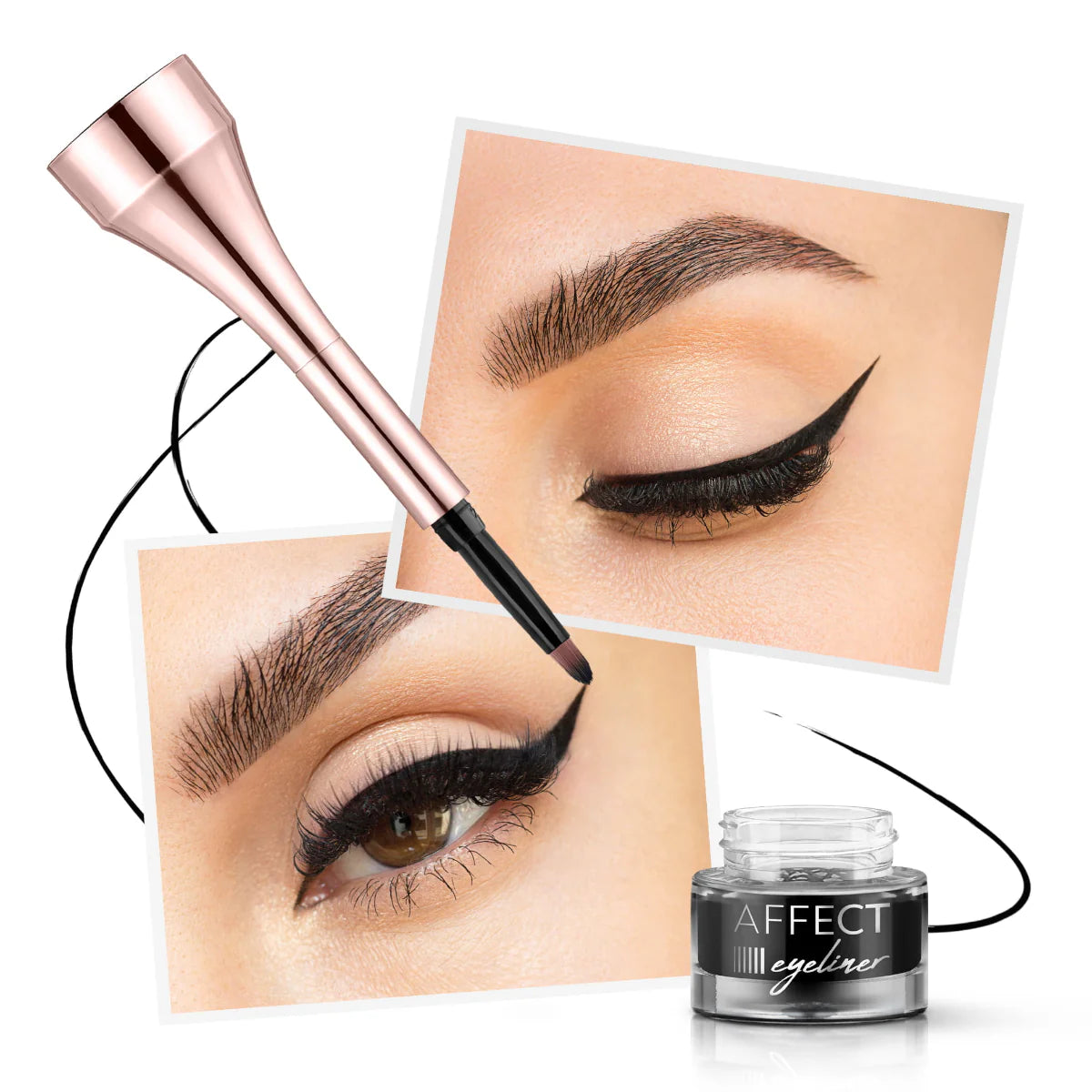 Affect Simple Lines Bleck Gel Waterproof Eyeliner