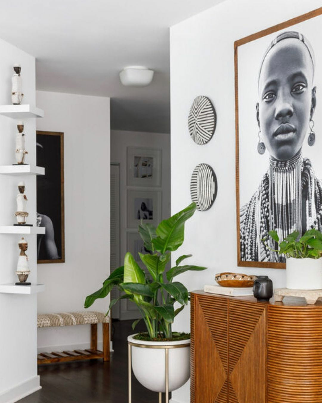 Cameroon Wooden Shield - L (03)