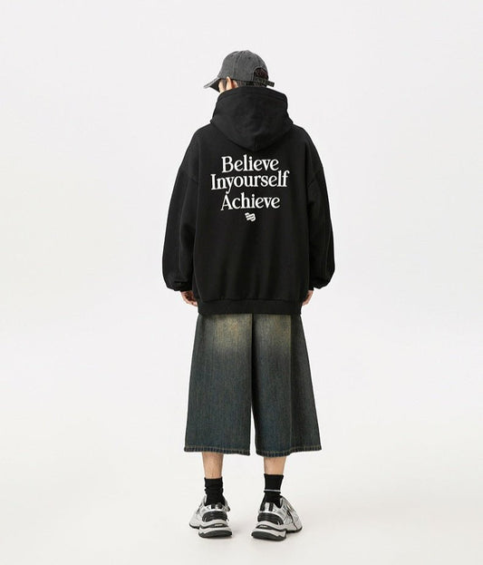 American Retro Hooded Sweater