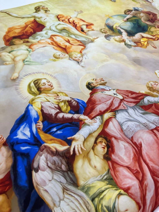 Angel Dome Pattern Fabric – Custom Printed Fabric on Satin, Crepe, Spandex or Chiffon