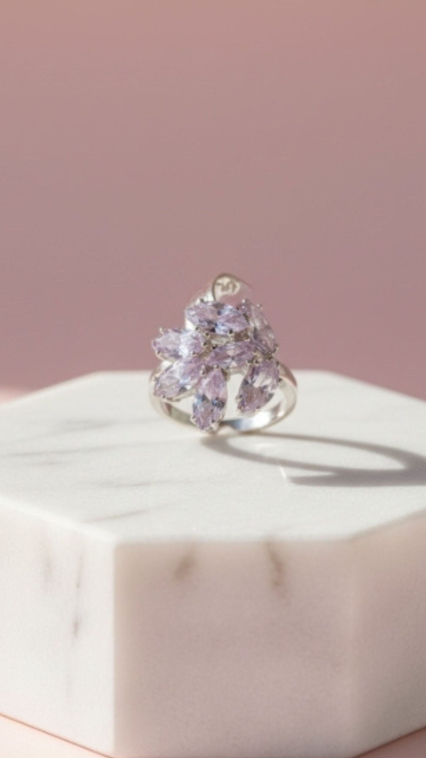 Marquise Crystal Necklace, Earrings & Ring Set