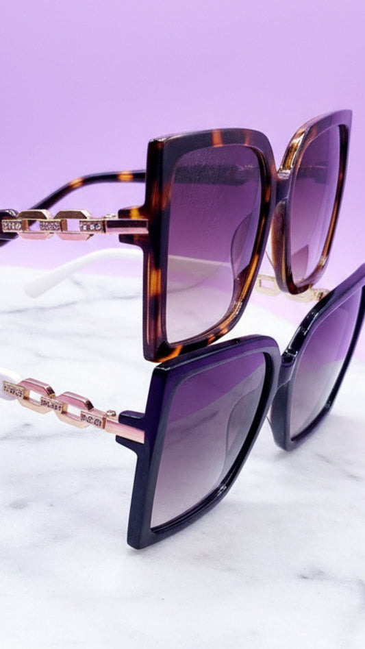 Link Crystal Frame Sunglasses Box of 20