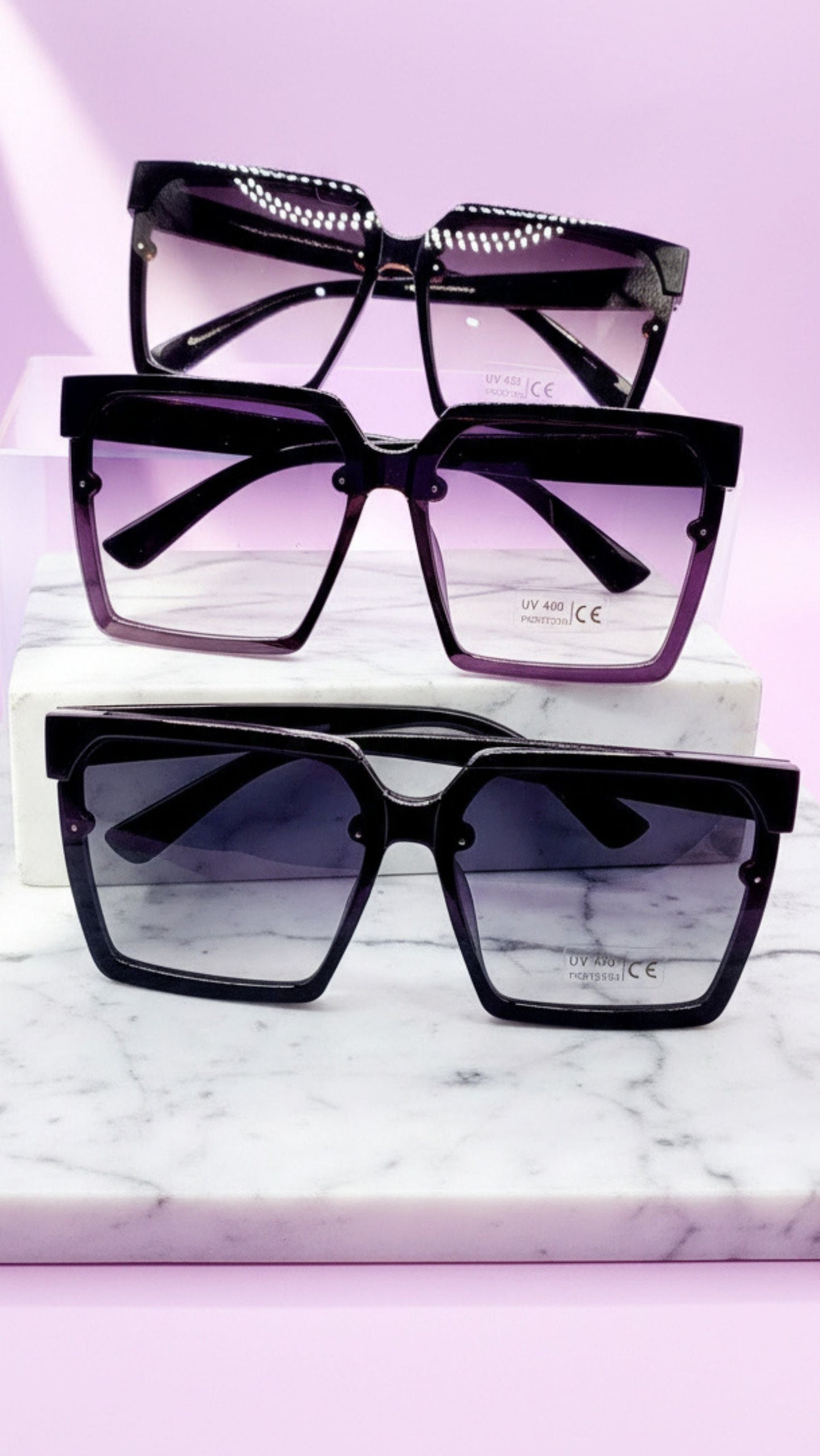 Retro Acrylic Sunglasses Box of 20