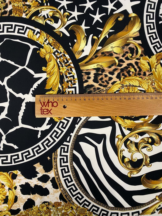 Baroque Greek Key Fabric – Multiple Fabric Options, Sold by Metre