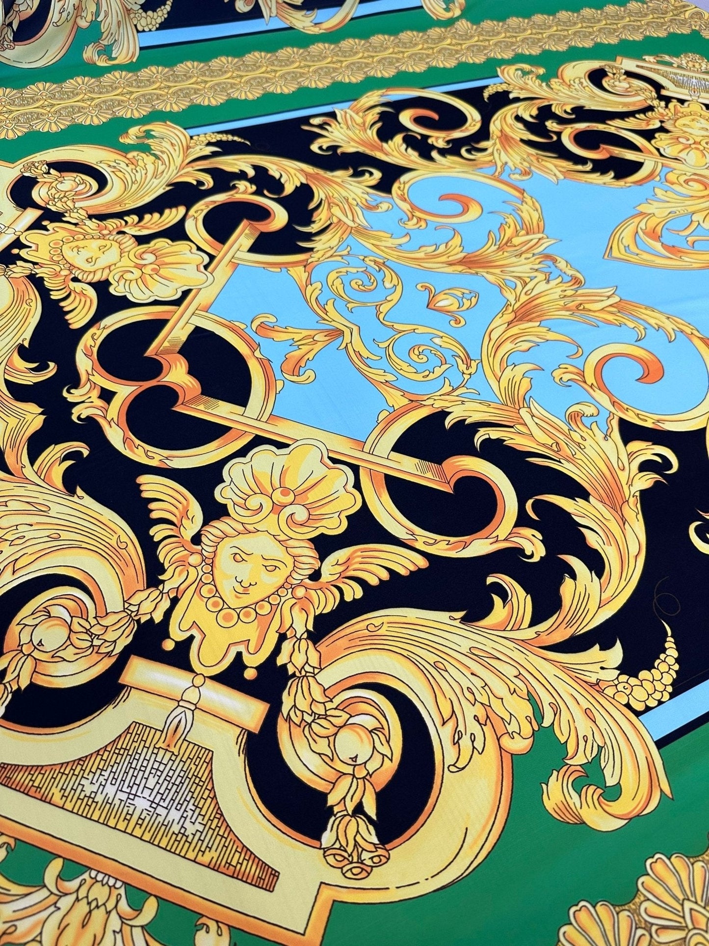 Baroque Silky Crepe Fabric
