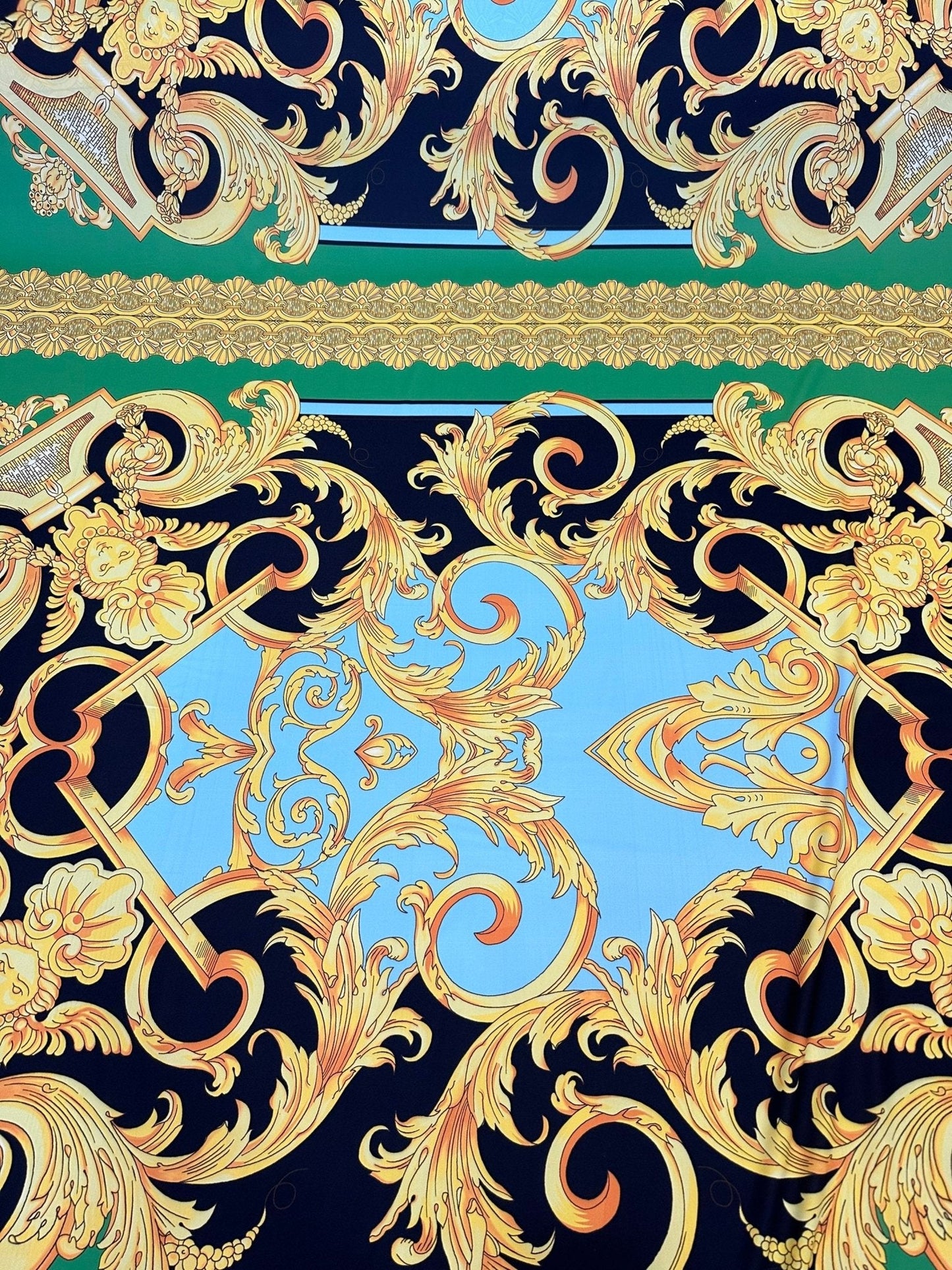 Baroque Silky Crepe Fabric