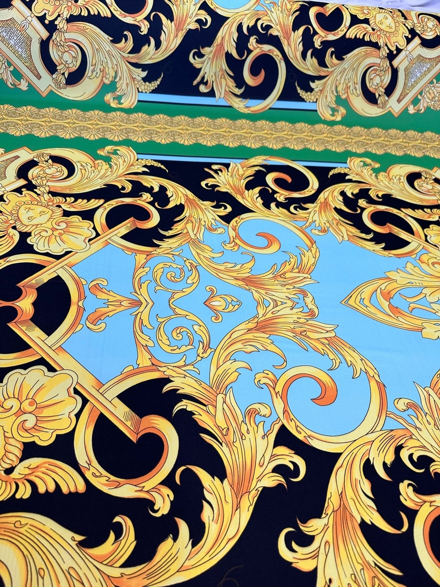 Baroque Silky Crepe Fabric