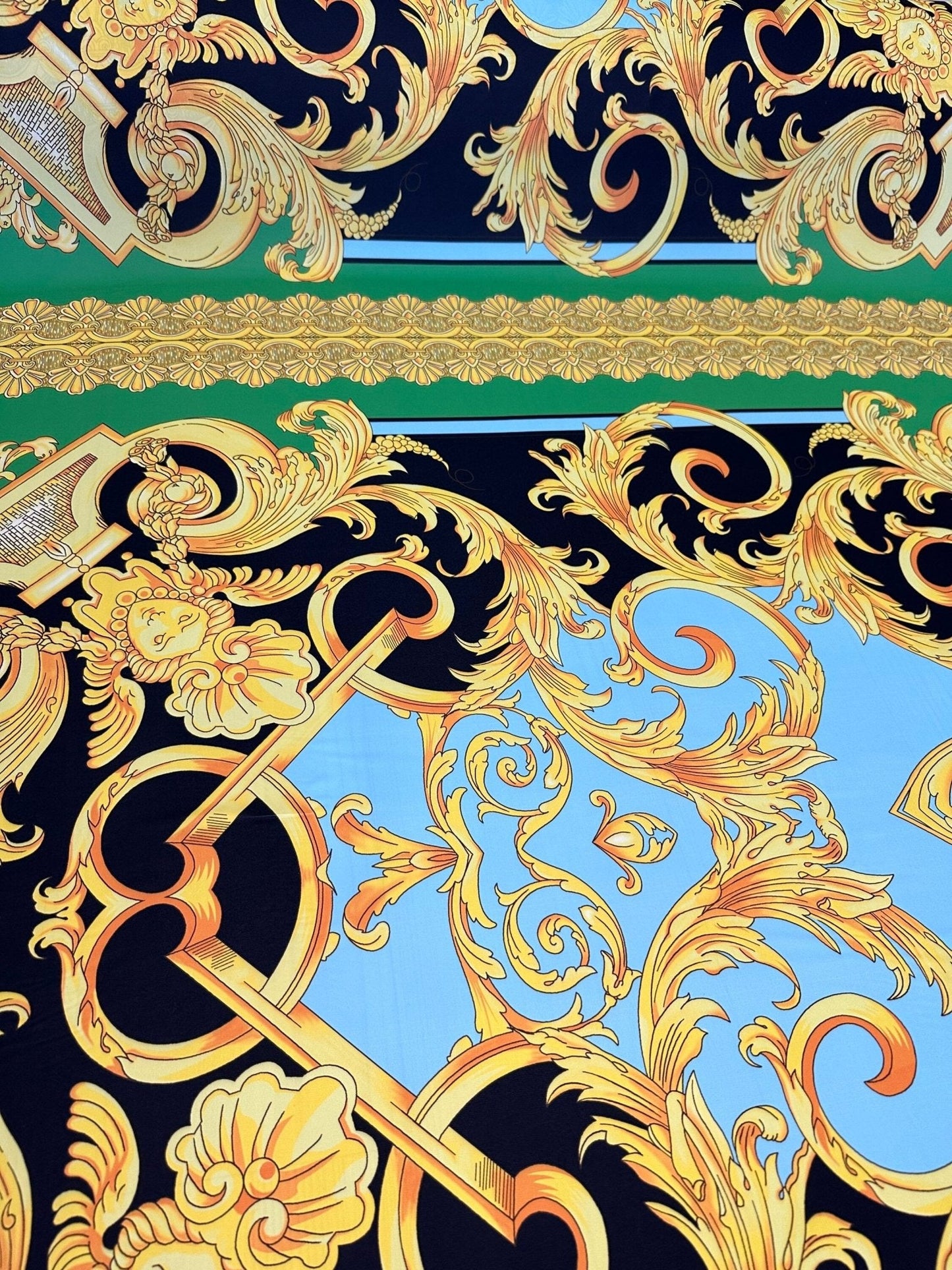 Baroque Silky Crepe Fabric