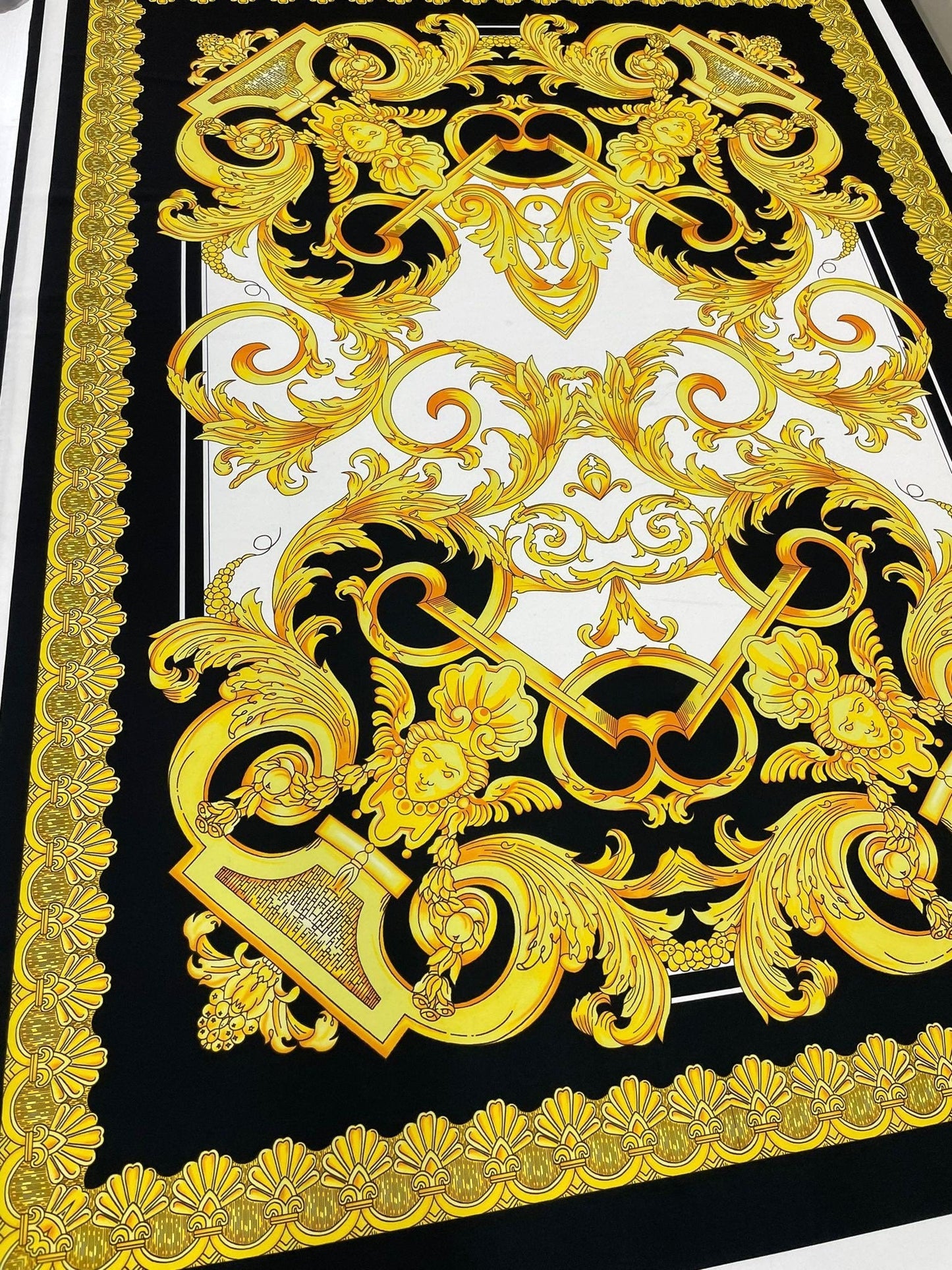 Baroque Silky Crepe Fabric
