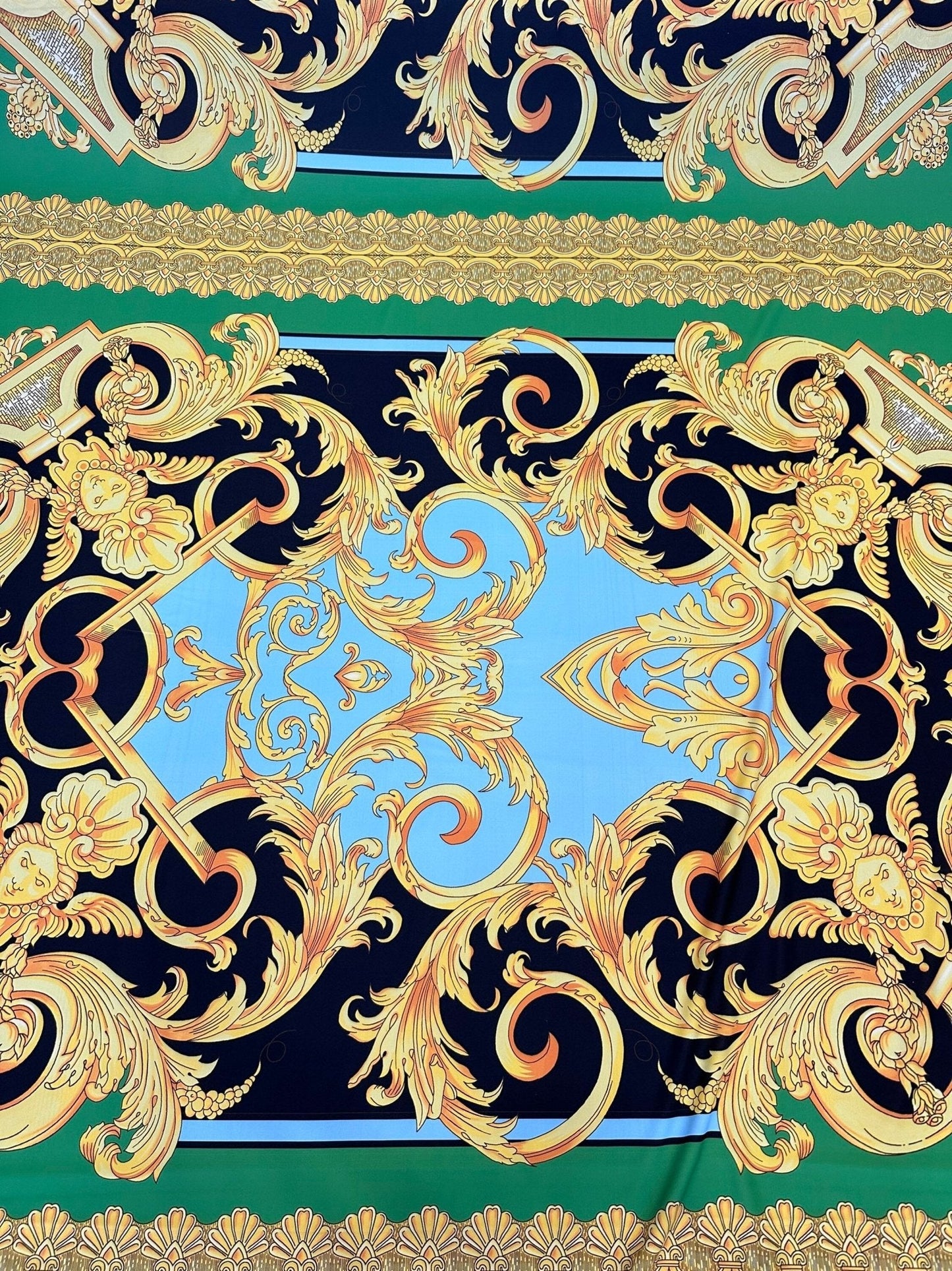 Baroque Silky Crepe Fabric