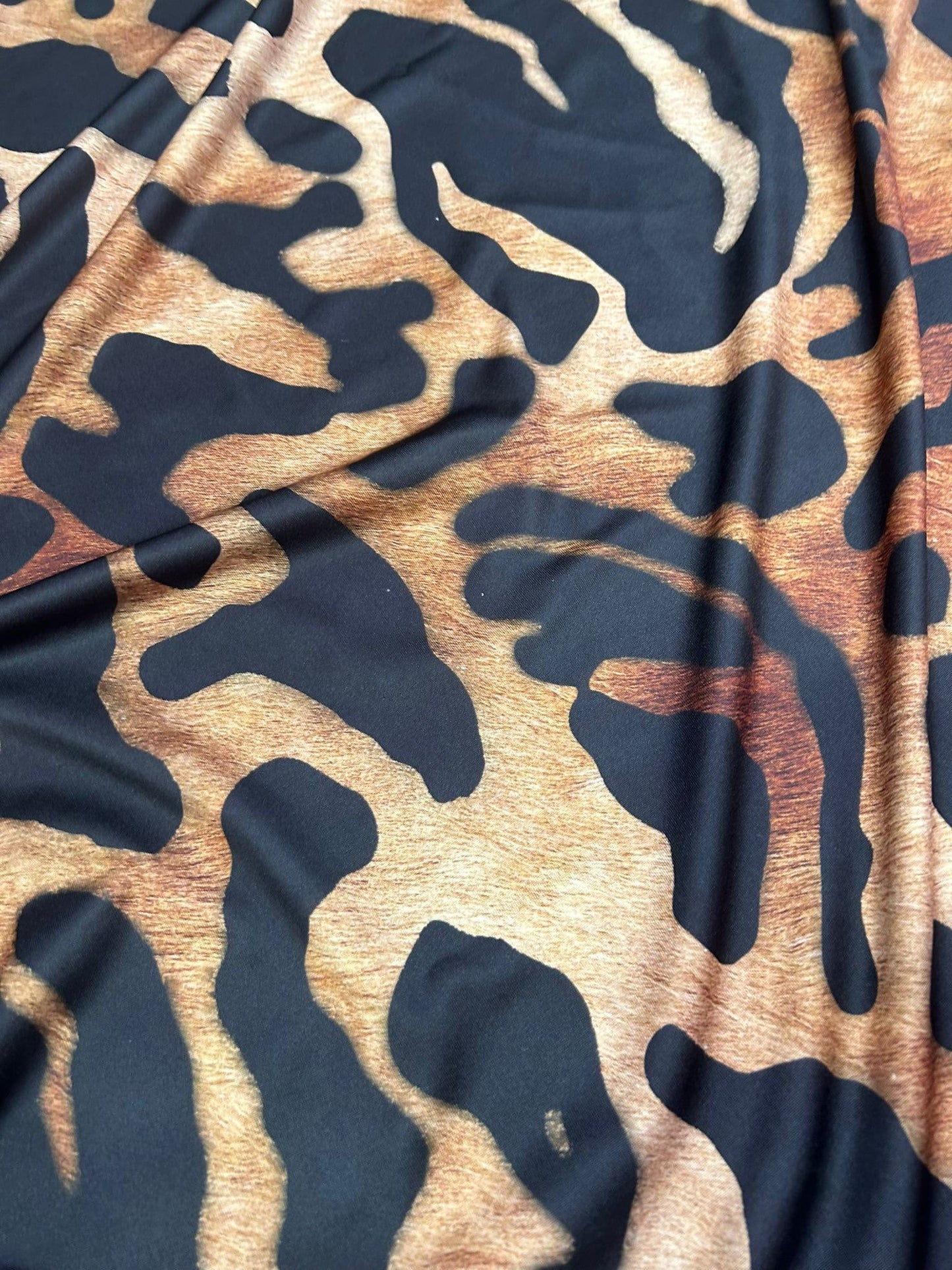 Big Leopard Print Fabric