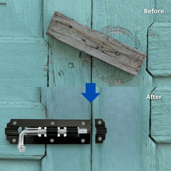Jumbo Tower Bolt Lock 4"