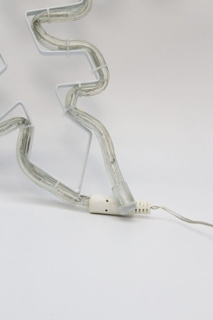 Blue LED Snowflake Rope Light