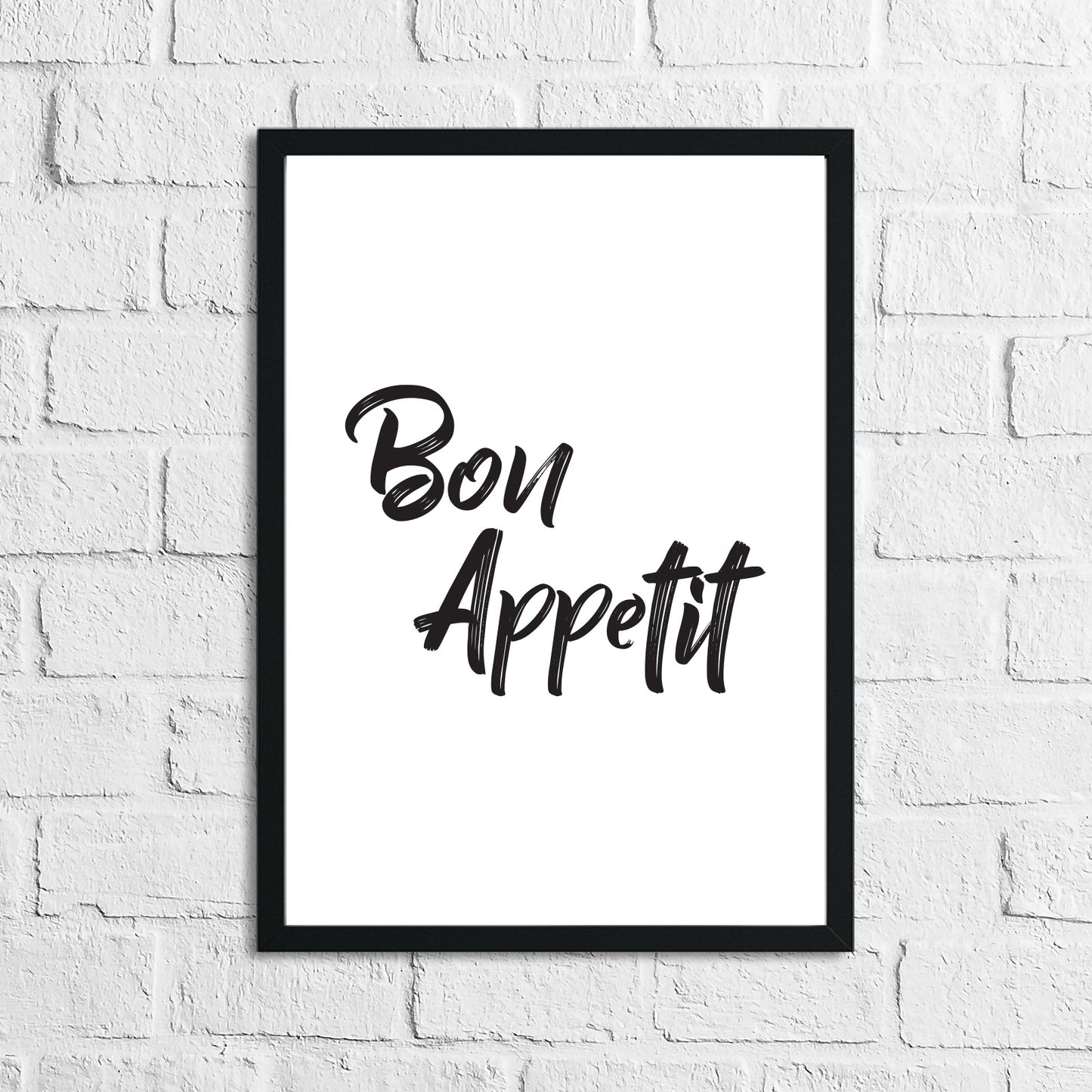 Bon Appetit Kitchen Simple Wall Decor Print