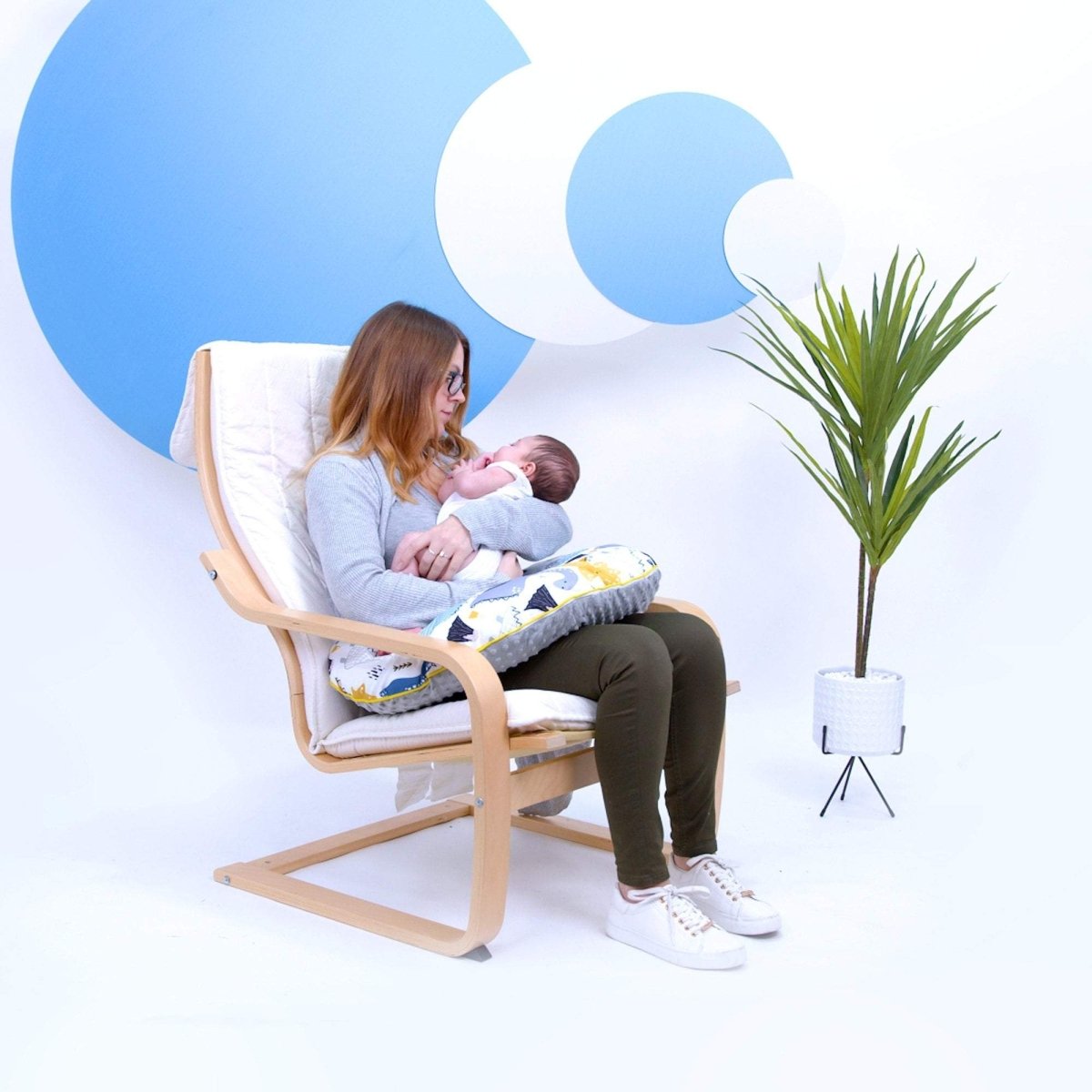 Breast Feeding Maternity Nursing Pillow - Dino