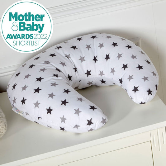 Breast Feeding Nursing Pillow  - Silver Twinkle (COVER ONLY)