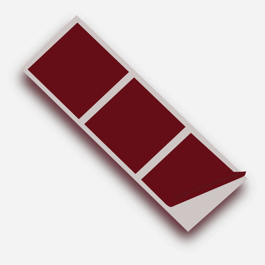 Burgundy Matte 150mm SQ Vinyl Wall Tile Stickers Kitchen & Bathroom Transfers