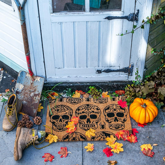 60cm x 40cm Day of the Dead Coir Door Mat