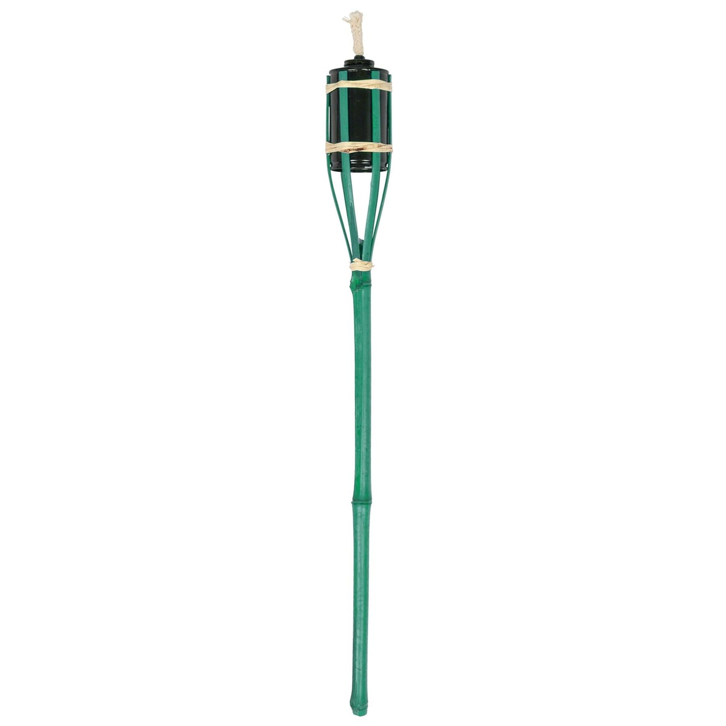 Green Bamboo 60cm Garden Fire Torches - Pack of Six