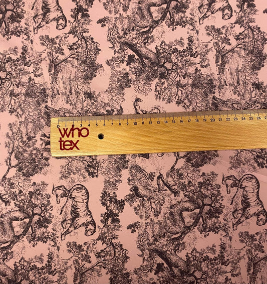 Camel Wild Forest Pattern Fabric – Multiple Fabric Options, Sold by Metre