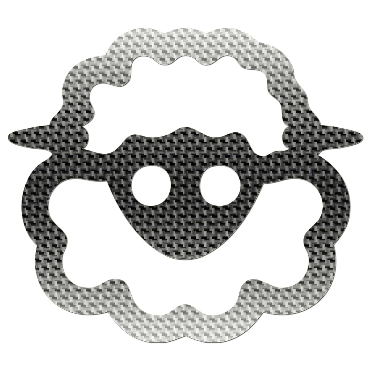 Funny Cartoon Sheep Sticker