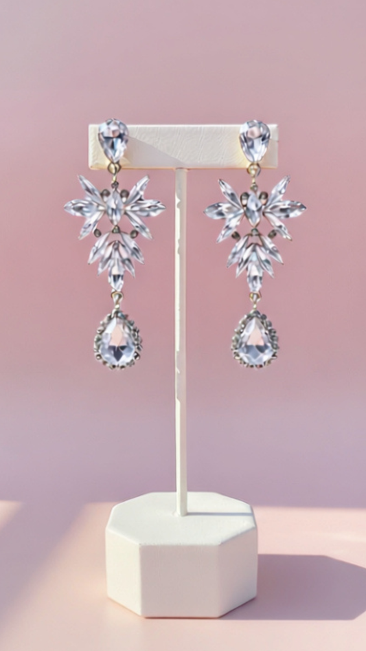 Teardrop Crystal Drop & Dangle Earrings
