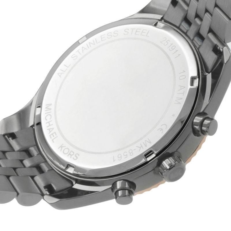 Michael Kors MK8561 Men's Lexington Chronograph Dark Two Tone Watch