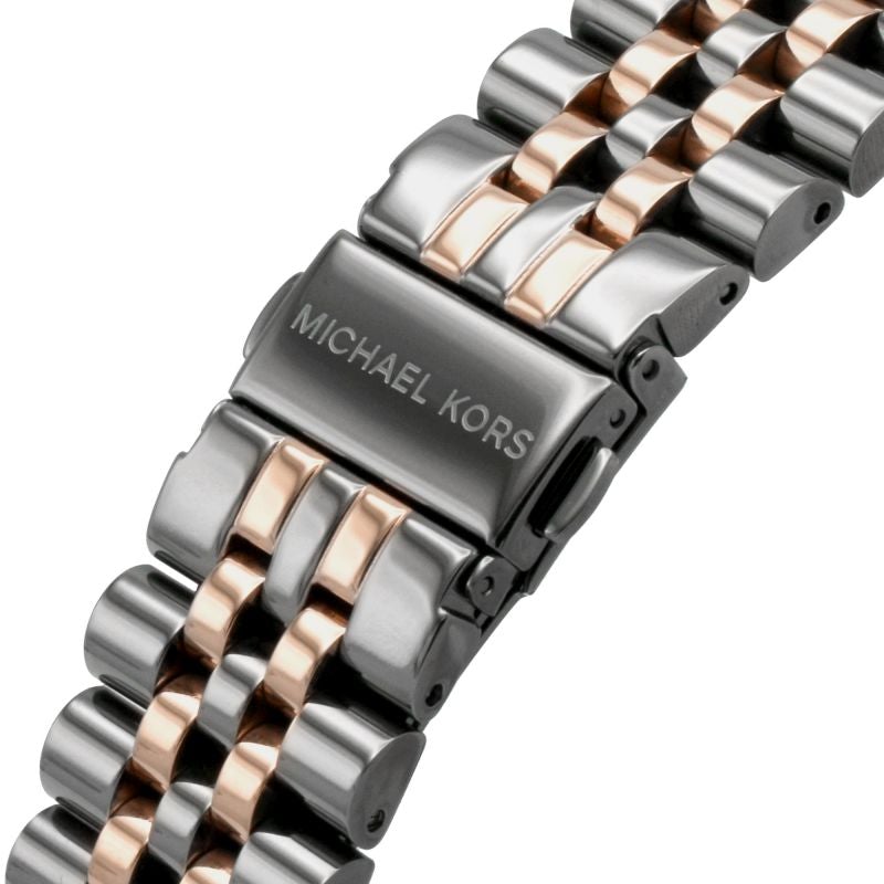 Michael Kors MK8561 Men's Lexington Chronograph Dark Two Tone Watch