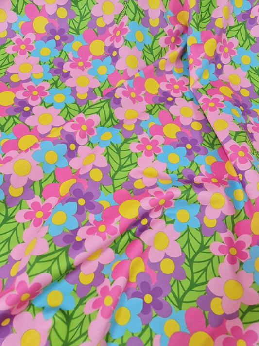 Colorful Floral Fabric – Multiple Fabric Options, Sold by Metre