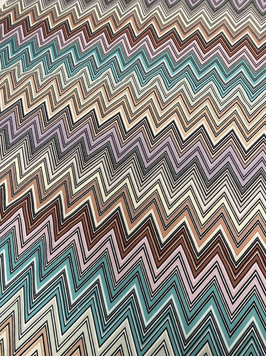Colorful Zigzag Upholstery Fabric for Creative Home Décor